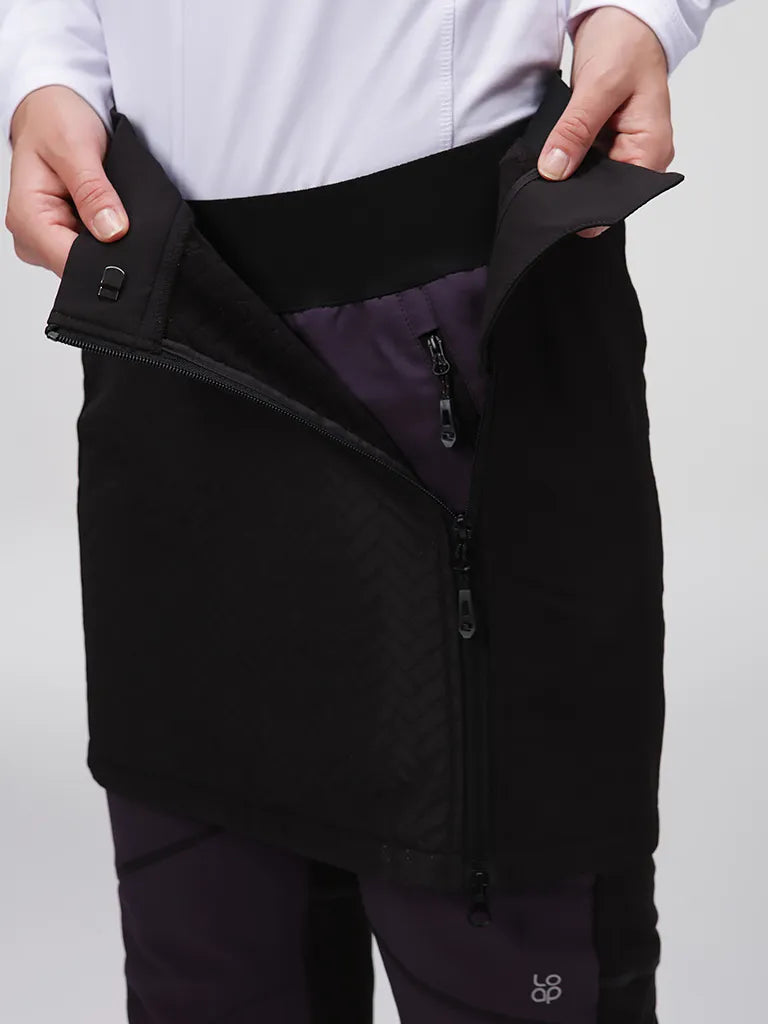 Kvinders sportsskørt loap urmula sort, xs