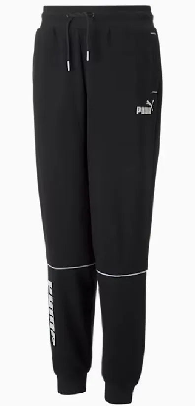 Children's tracksuit puma power colorblock pant jr black 128
