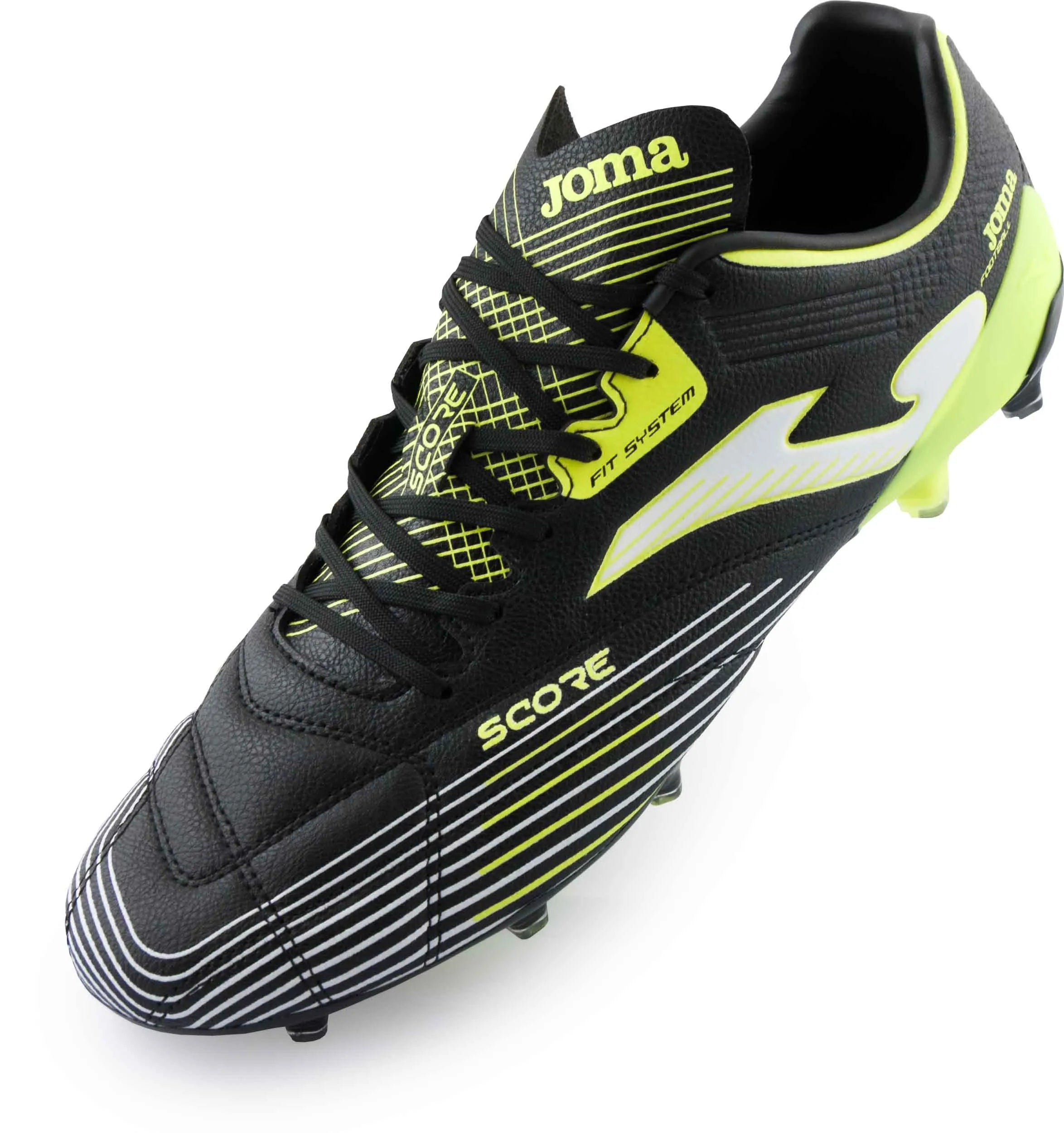 Voetballaarzen Joma Score 2501 Black Firm Ground Black 45
