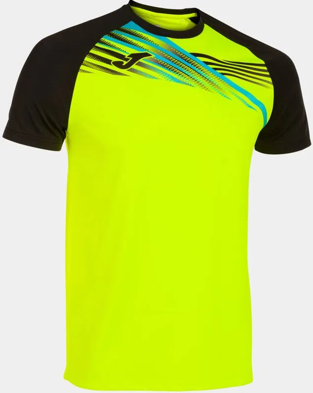 T-Léine Spóirt Heren Joma Elite X Fluor Geel-Zwart Geel S