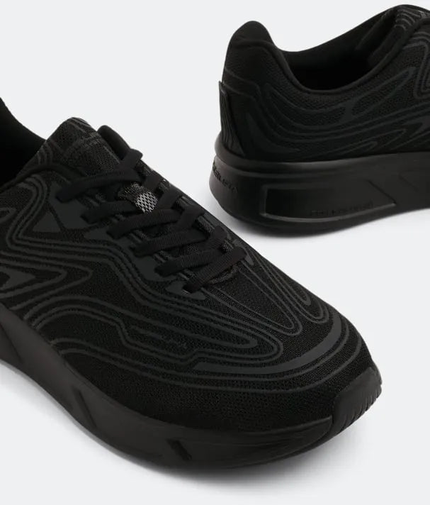 Unisex sko fessura wmns runflex 01 lærred sort/sort sort 42