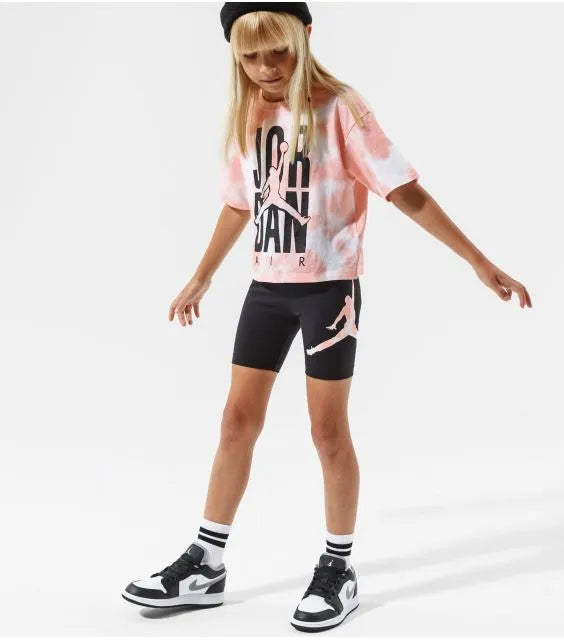 Shorts na bpáistí nike jordan tie rothar shorts rothar cailíní 152