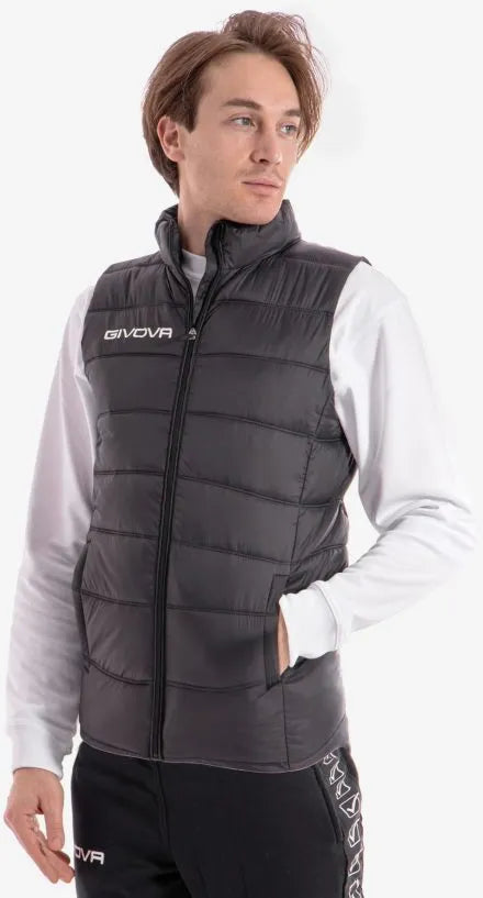 Quiltet vest givova spagna sort sort l