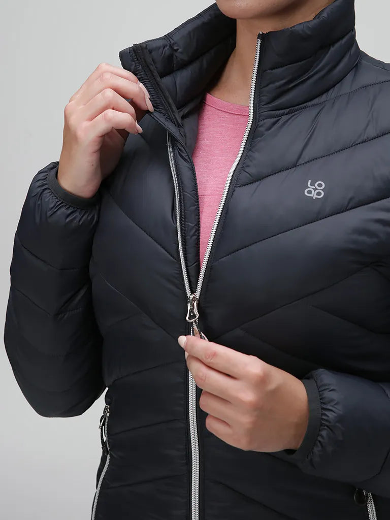 Sötét szürke női kabát Loaf Irbora - Meleg és víz -repellens