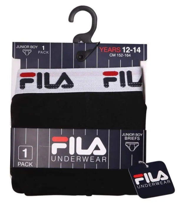 Fila Black Boys Slips 128-134 - Elastico e comodo
