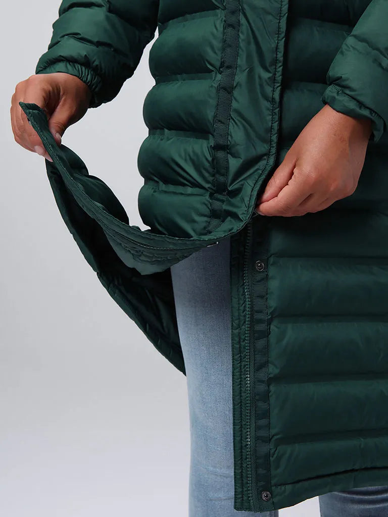 Giacca verde scuro pagnotta Itmara - elegante e caldo