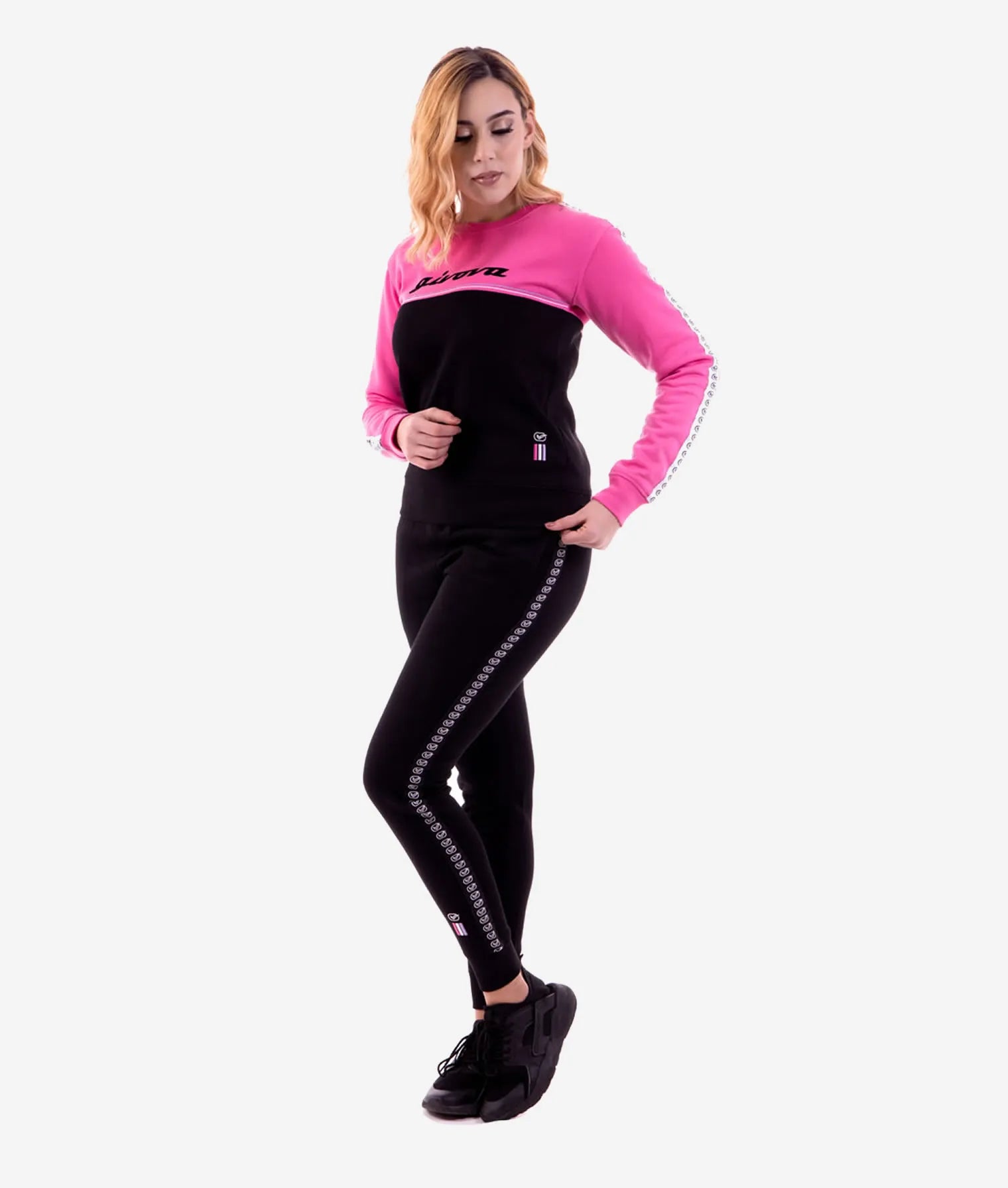 Set de femei Givova Donna Black-Fuxia S