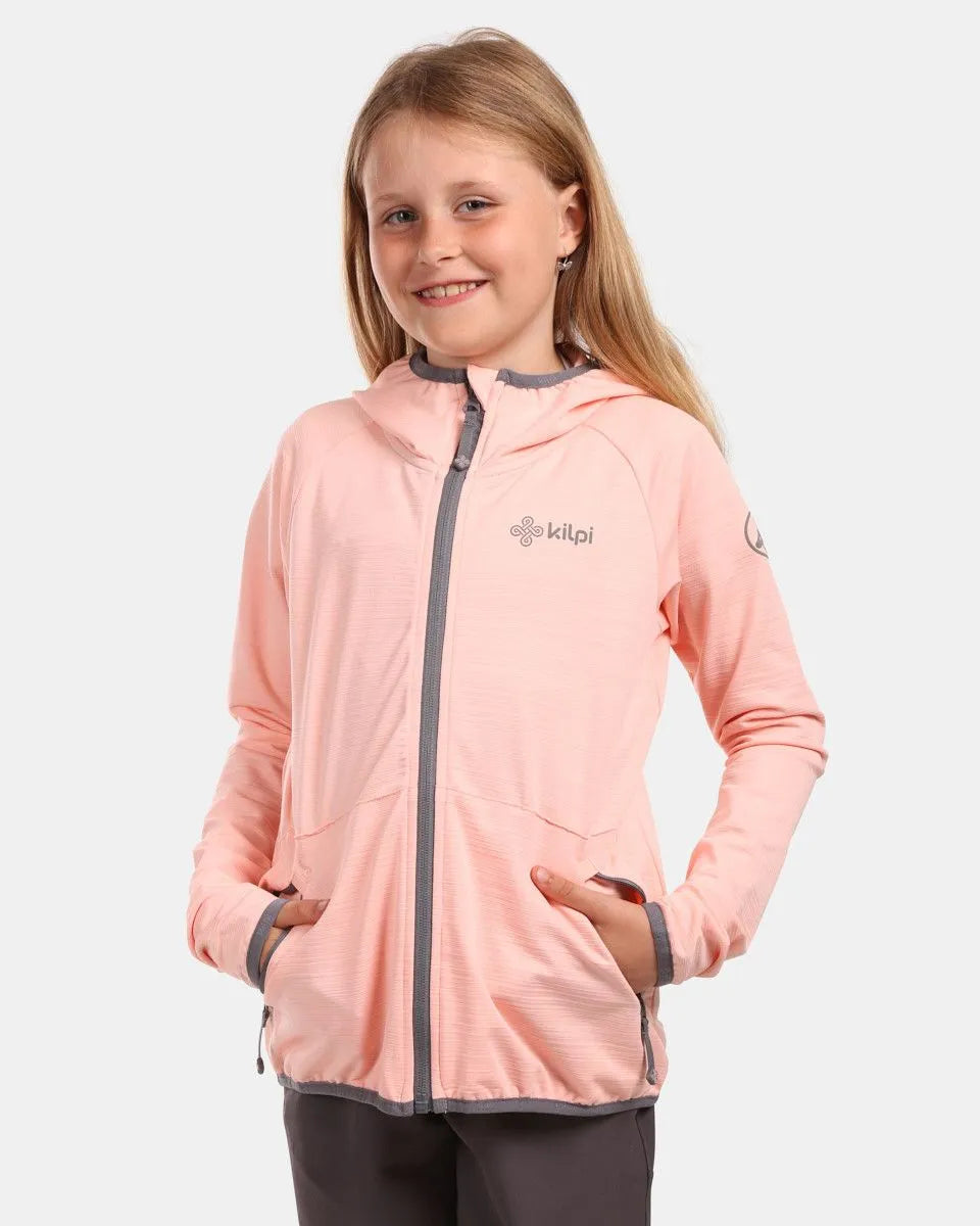Dívky Kilpi Memphis-JG Light Hoodie Pink 134