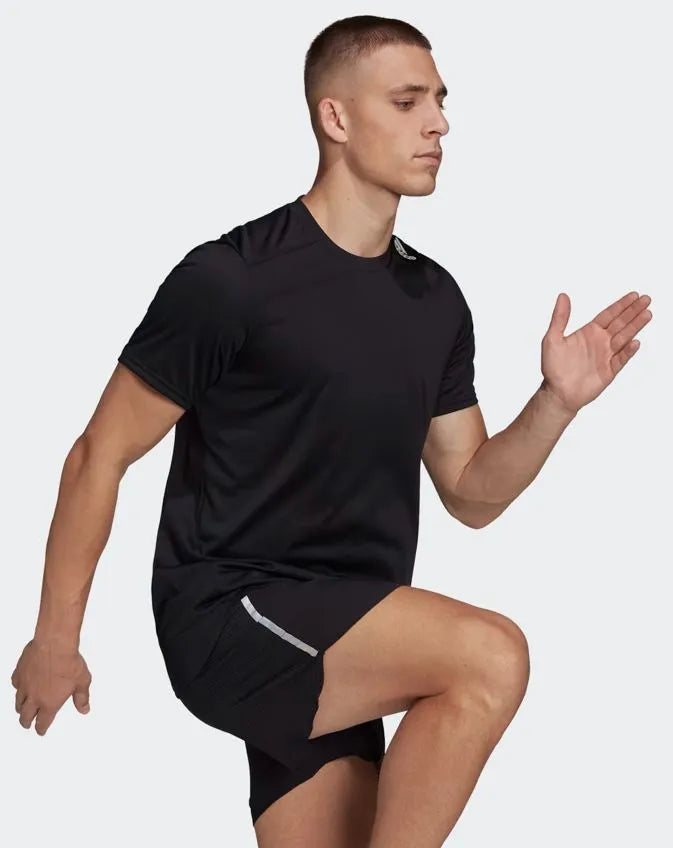 Pánske bežecké tričko Adidas Men D4R Black, S