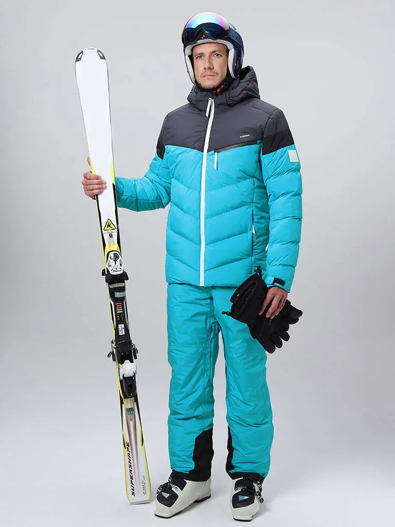 Ski impermeabile -jack uomini blu 3xl - caldo e traspirante