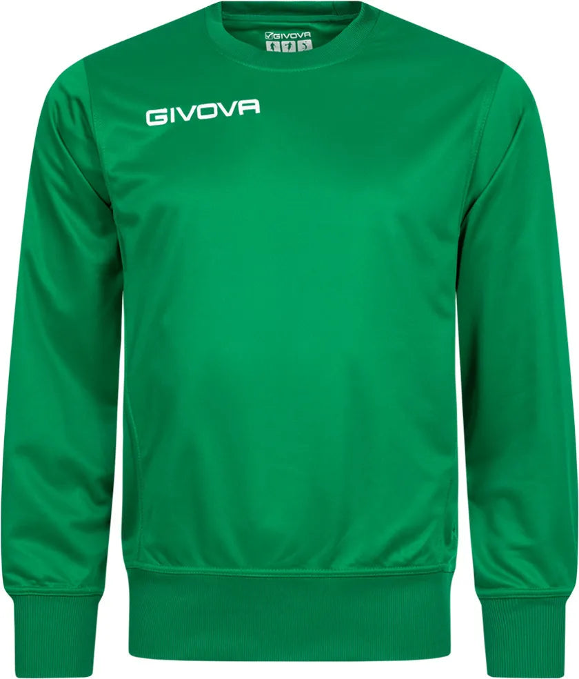 Sports sweatshirt givova polarfleece one green xl