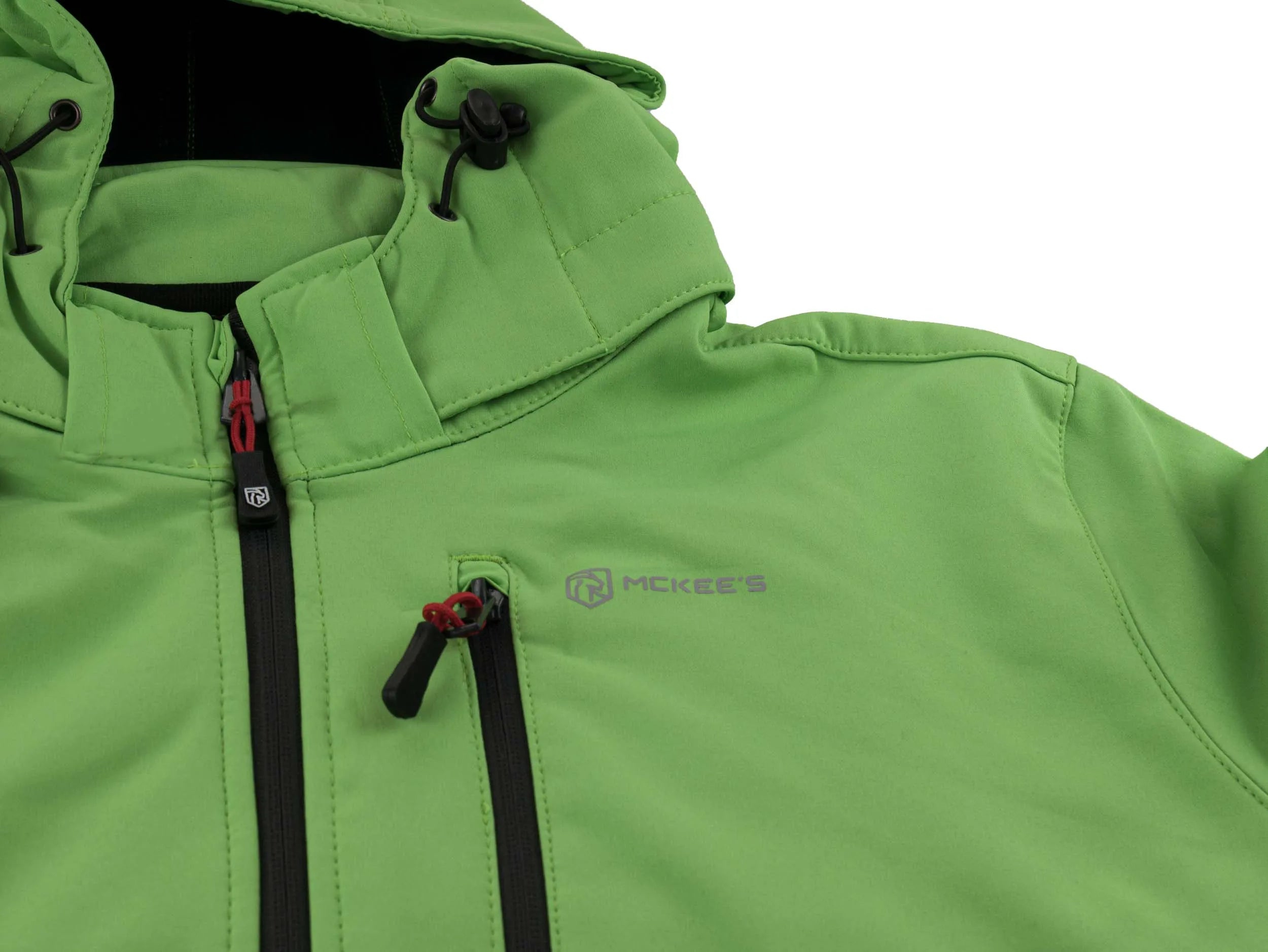McKees Softshell Jacke Männer - trockenes sauer Grün, m