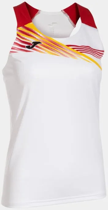Hölgyek Joma Elite X Tanktop White -red L - Légmosó és fény