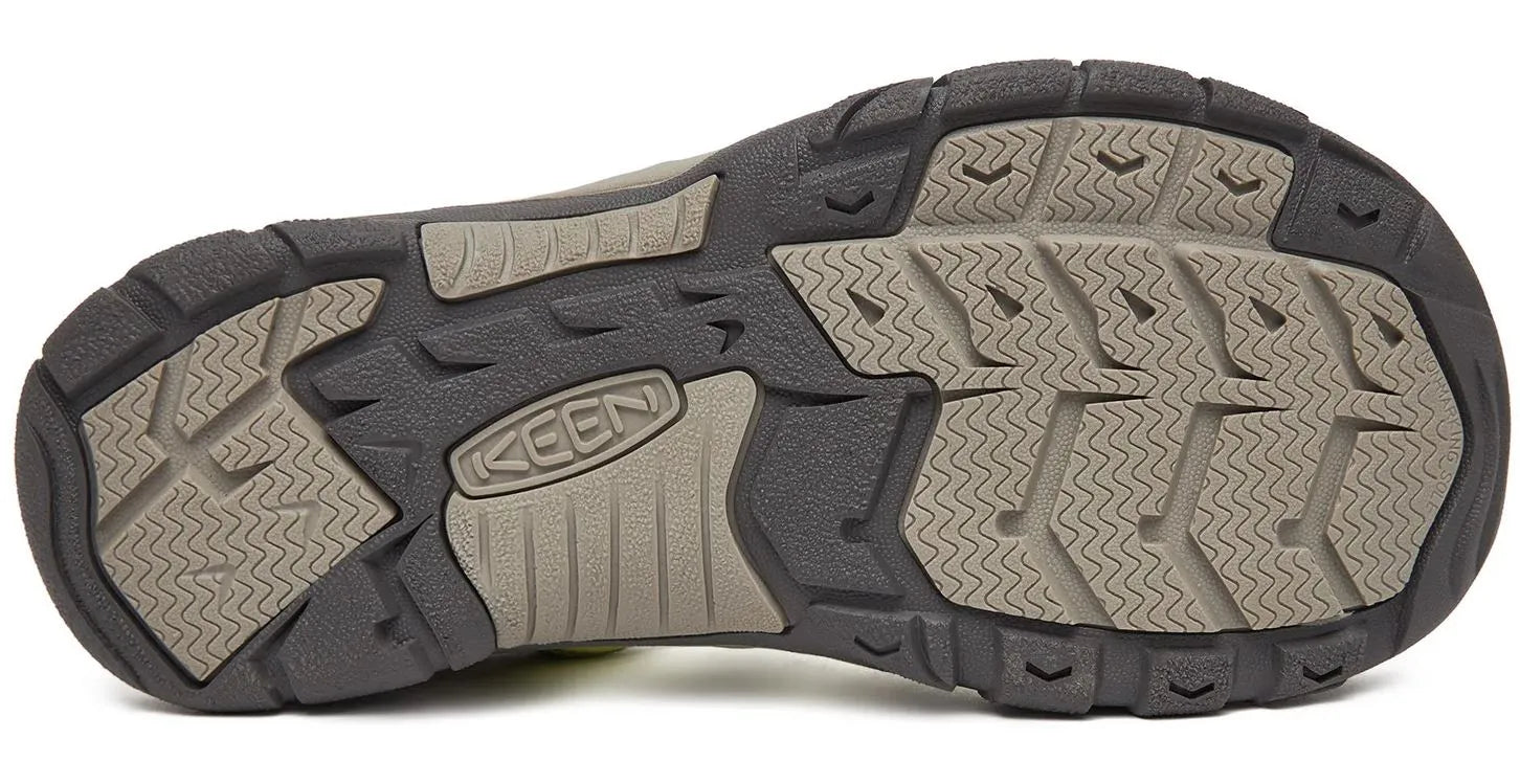 Keen jr newport boundless dark olive/scarlet ibis green kids' shoes 39