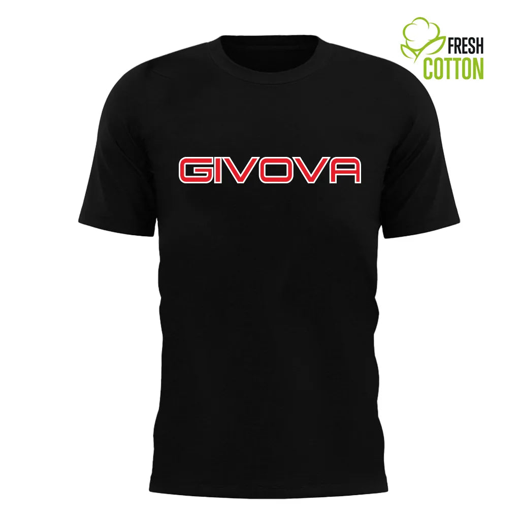 Cotton t-shirt givova spot black 3xl