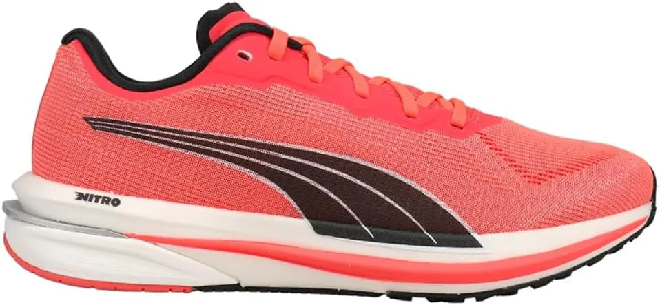 Scarpe da corsa da donna puma velocità nitro rosso nero-bianco