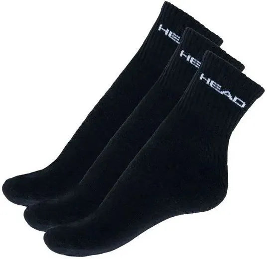 Unisex Black Short Socks 3-BACK Veľkosť 43-46