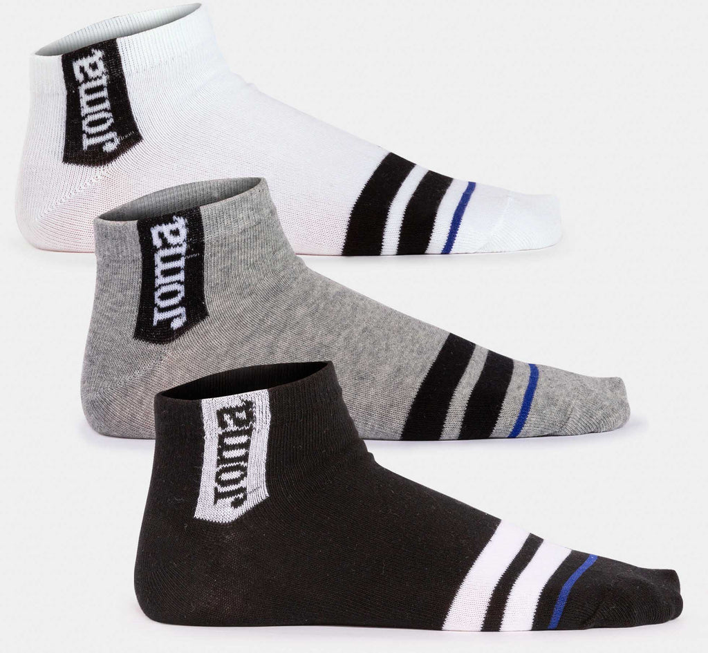 Joma Beta Socks White Melange Gray Black 43-46