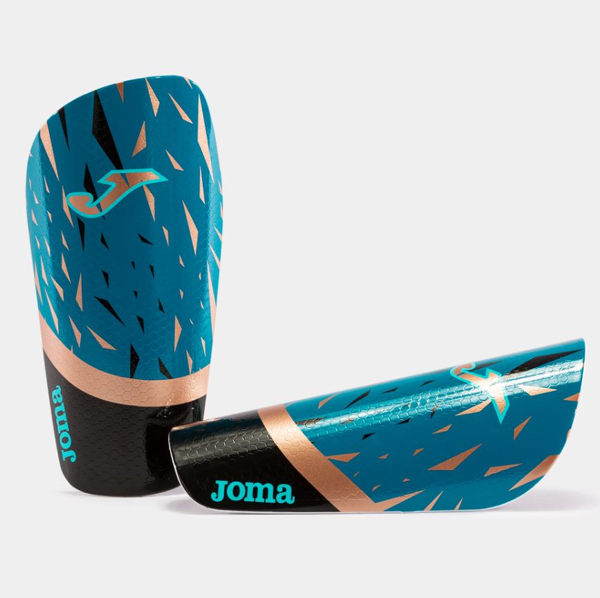 Joma Spider Cosantóirí Shin Gorm -Black L - An Chosaint is Fearr