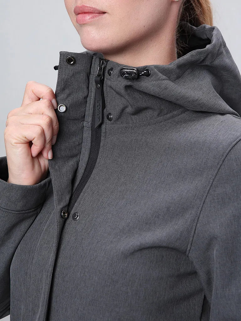 Women's softshell coat loap lunara dark gray l