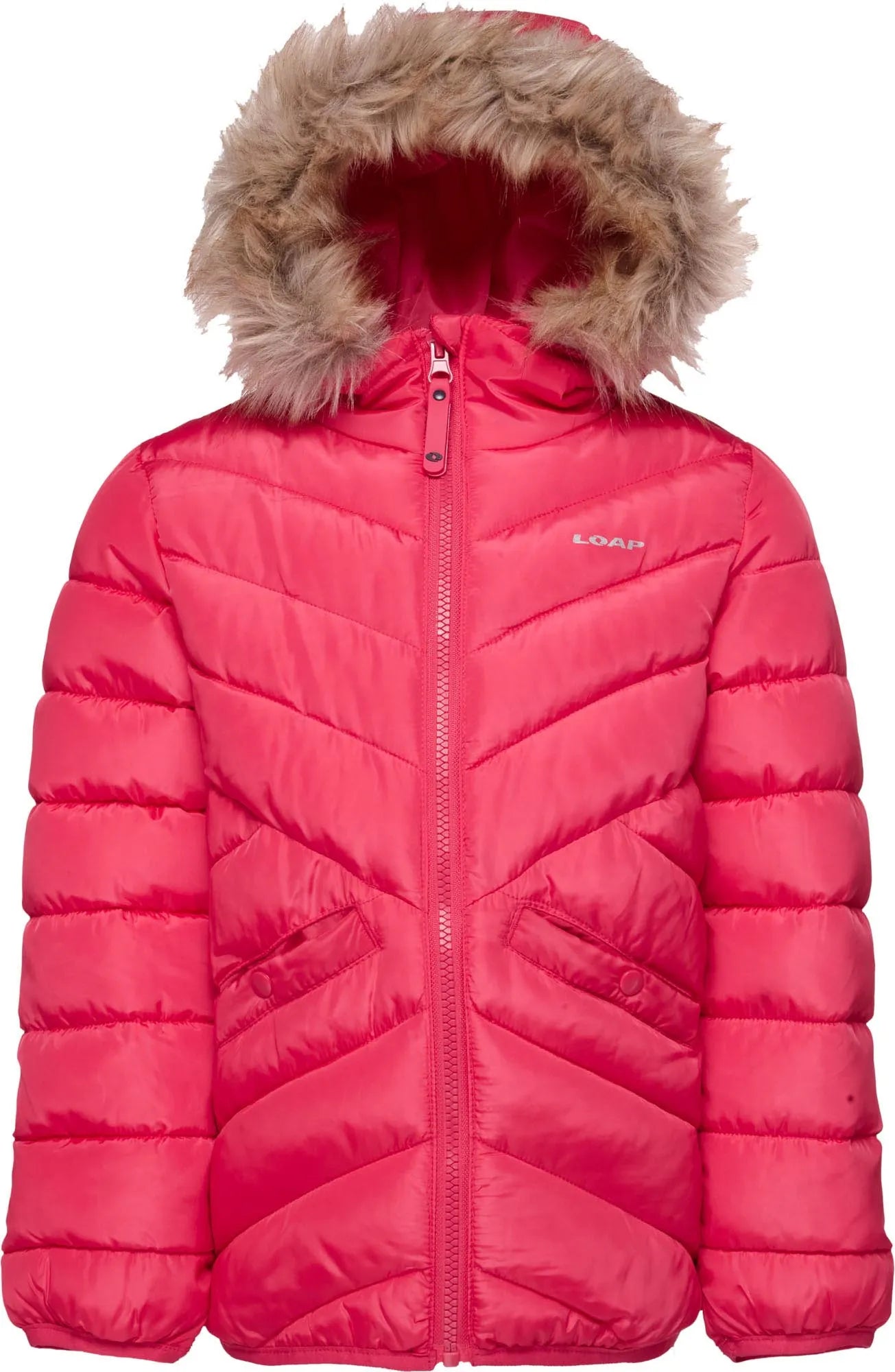 Children's winter jacket loap involfa pink 146-152