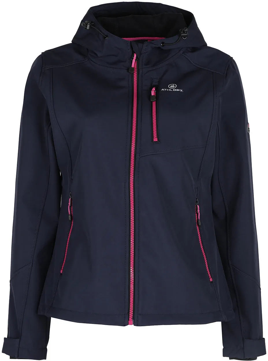 Dámy softshell bunda Octavia Blue - větrná a prodyšná