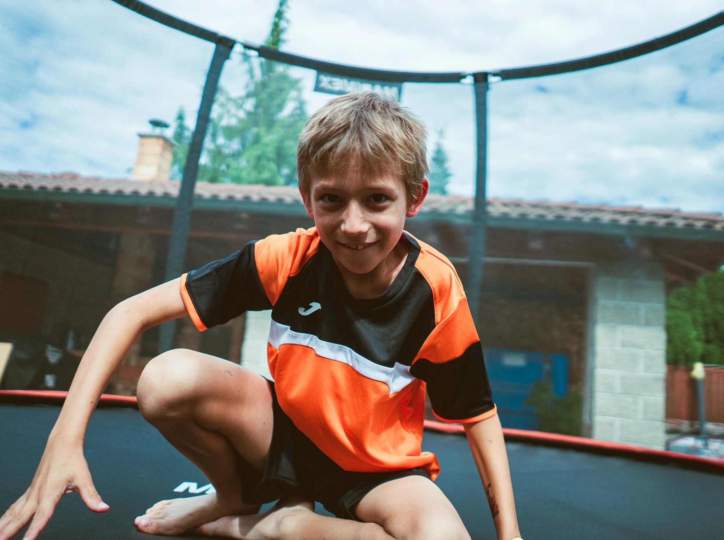 Sportset Joma Danubio III Oranje-Zwart Oranje 2XL