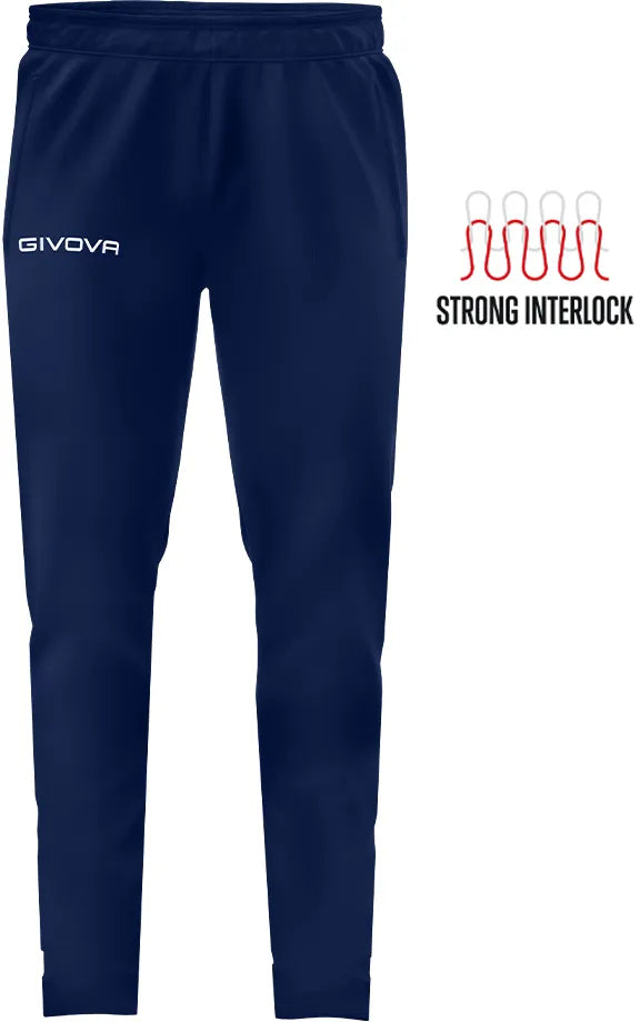 Sports pants givova 100 blue s