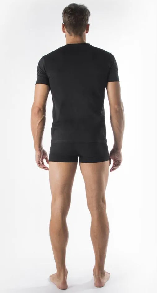 Black Fila V-Neck Men t-shirt 2xl-perfekt passform