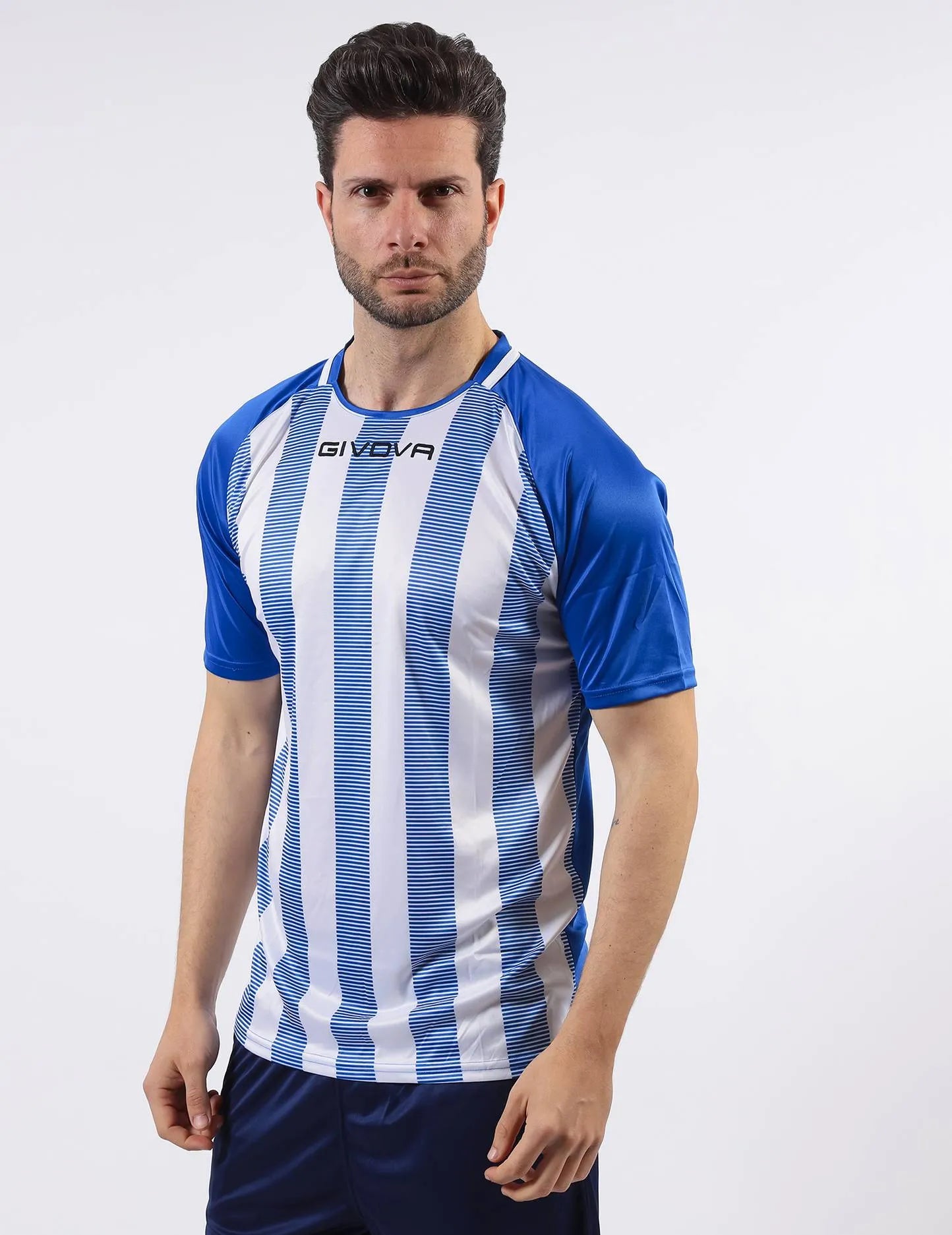 Sportovní tričko Givova Rugby Royal-White XL