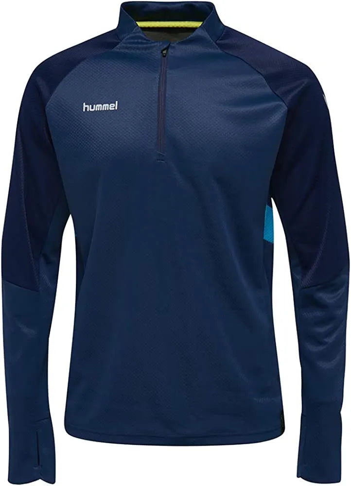Pánské mikiny Hummel Tech Move Half Zip Blue2, S