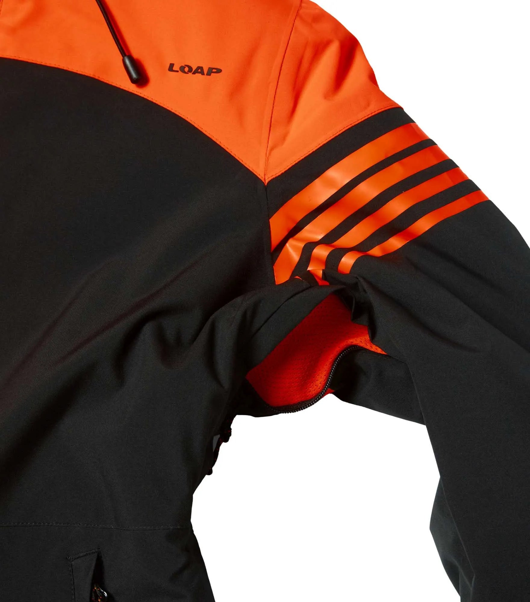 Women's ski jacket loap lawela black-org black m