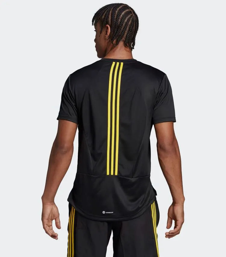 Adidas aeroready hiit 3s T-Shirt schwarz l Männer