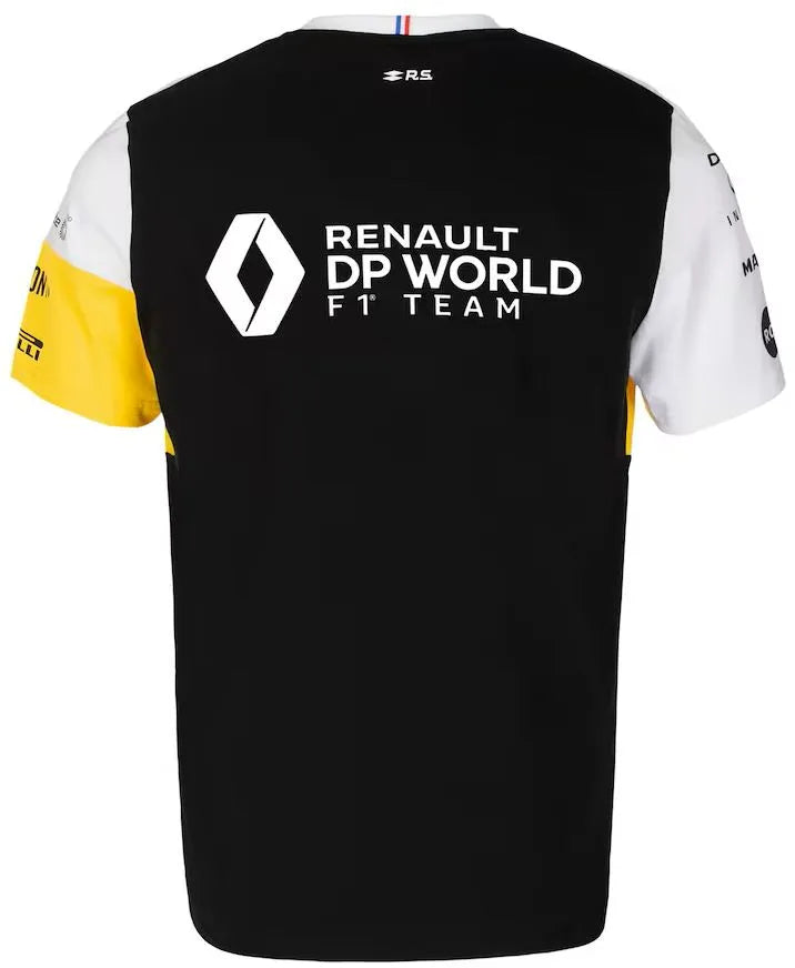 T-shirt infantil Renault F1 Team Wit-Geel-Zwart, tamanho 128