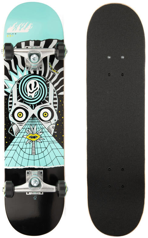 Children's Skateboard Cp100 Mid Size 7.5" Cosmic,