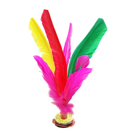 5 INDIAKA SOCCER FEATHER 21CM PACK