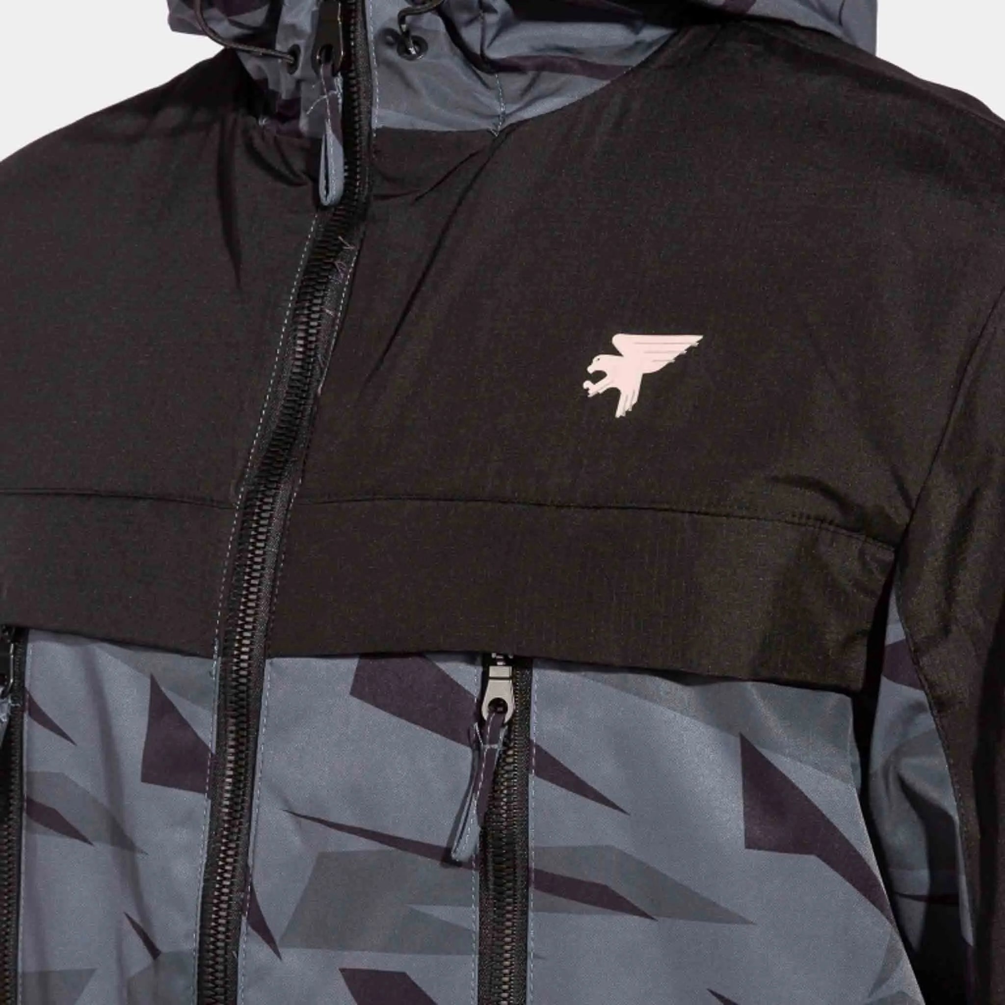 Férfi kabát Joma Explorer Anorak Anthracite Grey m