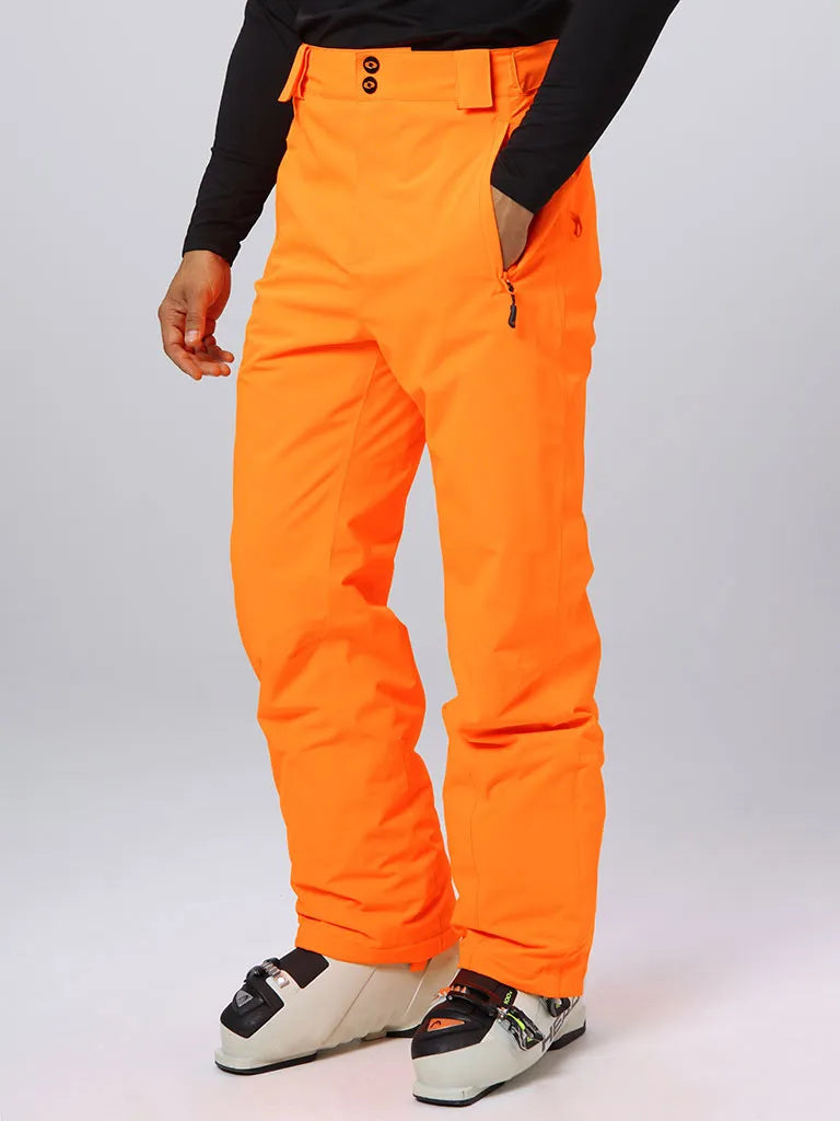 Pantaloni da sci maschile impermeabili Loap Laed XL - Arancia