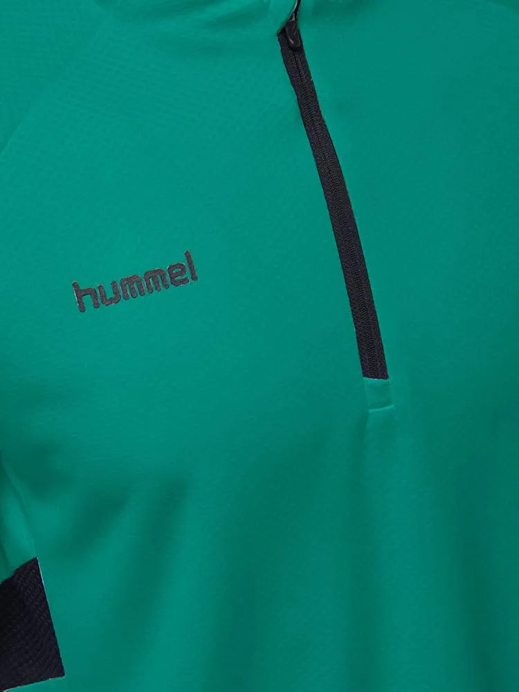 Hummel Tech Move Half Zip Hoodie Groen 2xl - Sporty & Feidhme