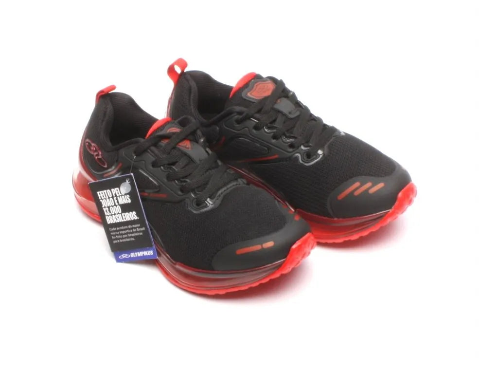 Zapatillas de deporte infantil Juego Olympikus Black-Red Size 31