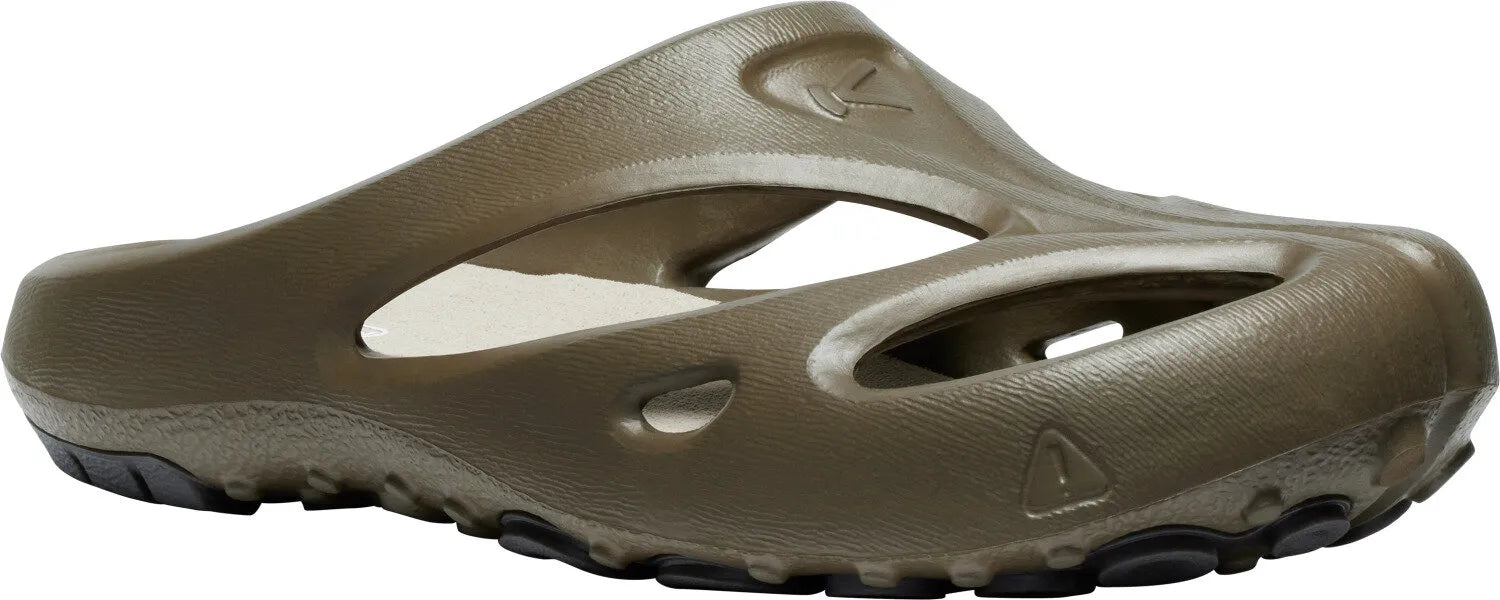 Keen men's shanti canteen/plaza taupe black leather shoes 47.5