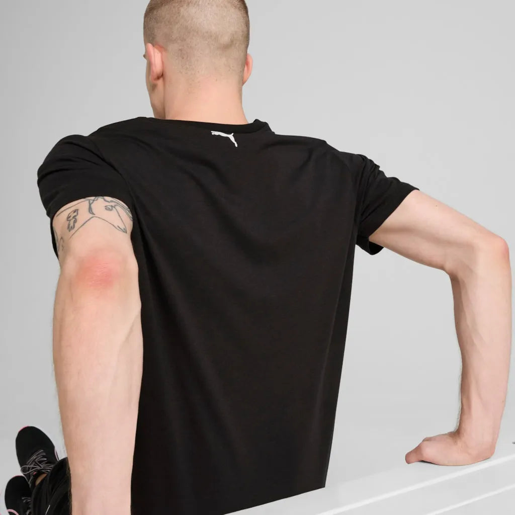 Pánske tričko Puma Tech TriBlend Tee Black Lack l