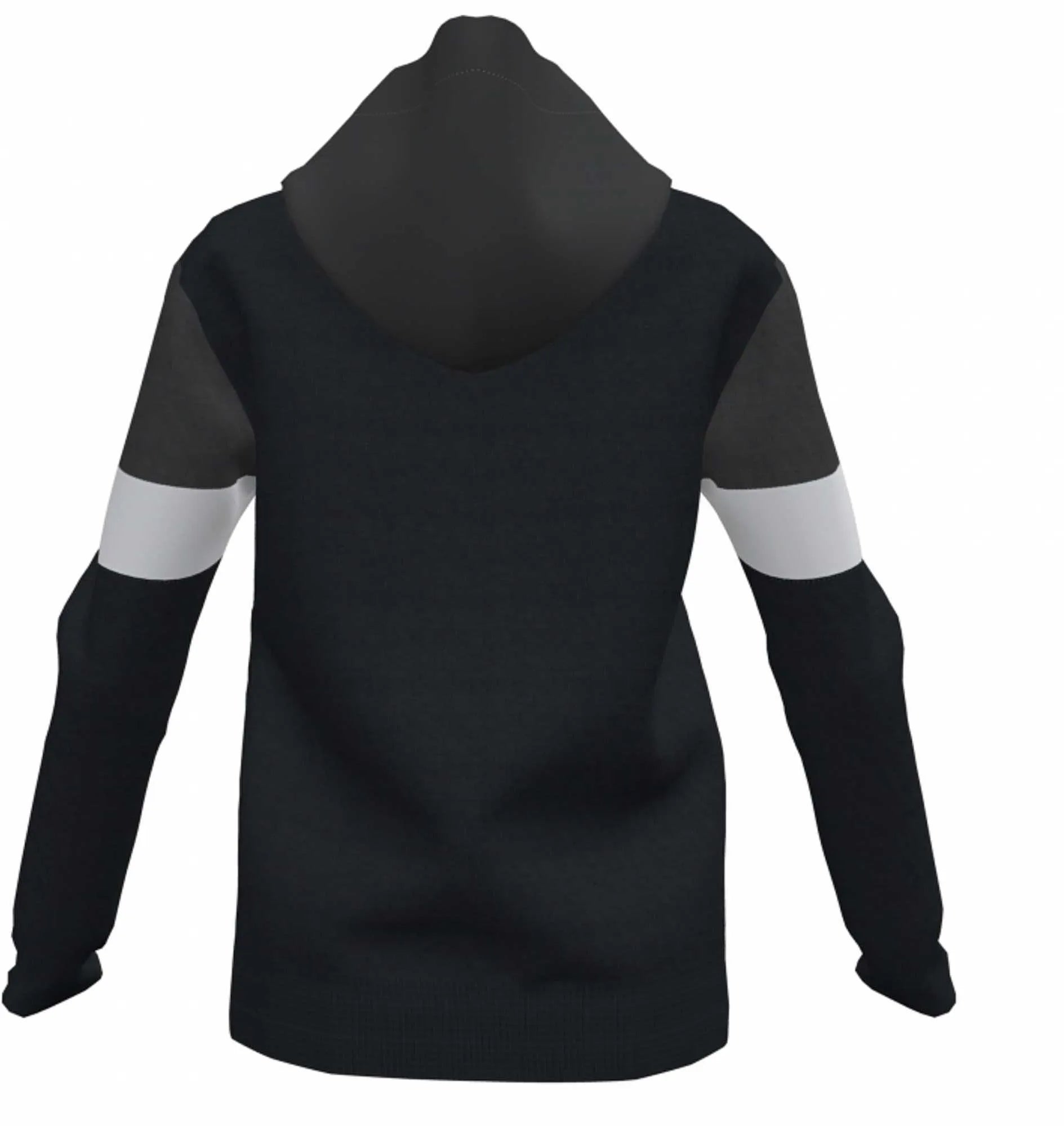 Women's Joma Crew IV Hoodie Black-Antracite Black 2xs