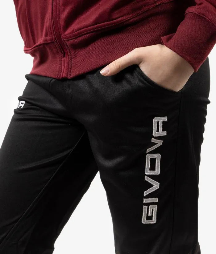 Sports suit givova tuta one full zip red xs