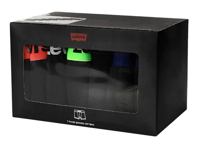 Boxers Levi's Men Boxershort 7-Pack Black Black M