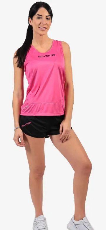 Běžící sada Givova Kit New York Fuxia-Black Xs