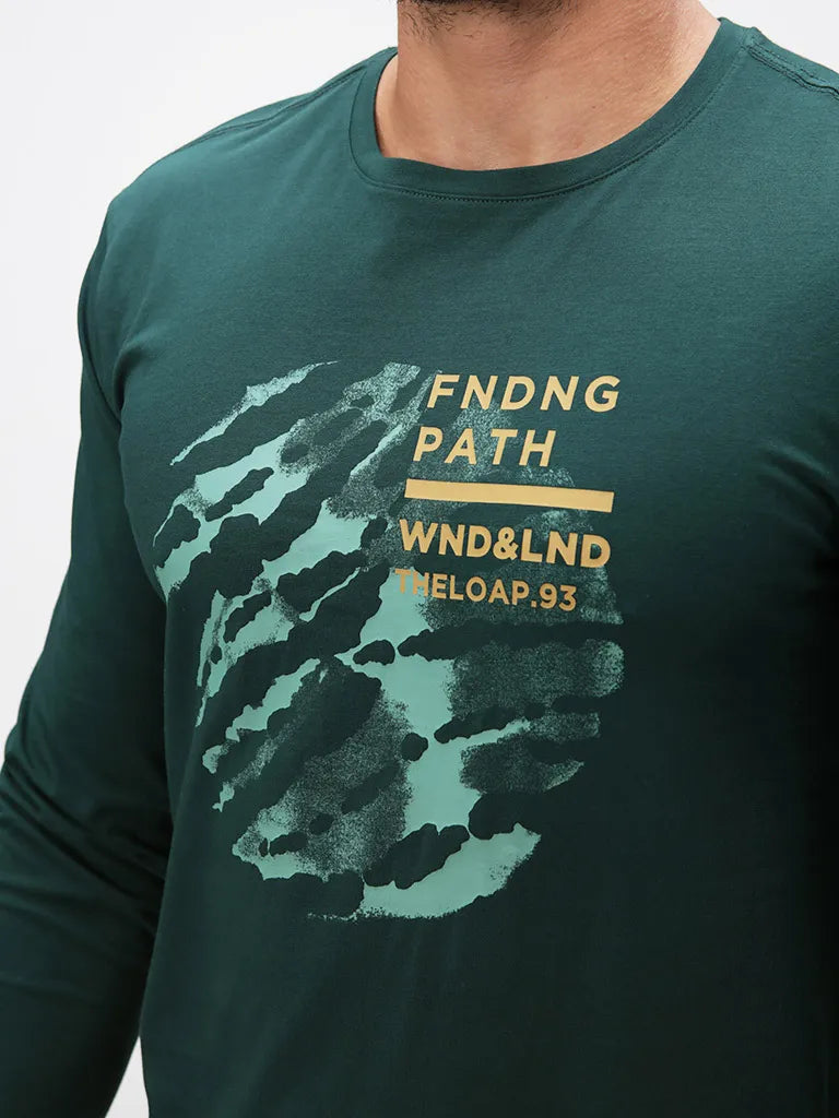 Herren T -Shirt Loaf Aldar Green L - Langlebige Baumwolle