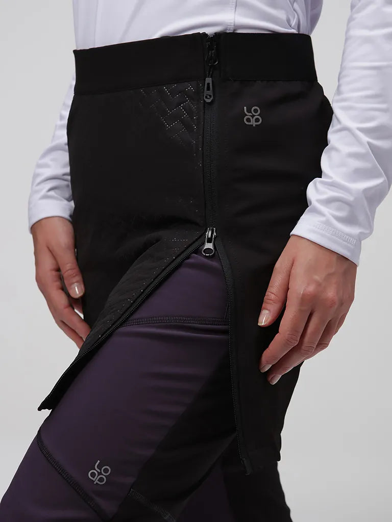 Kvinders sportsskørt loap urmula sort, xs