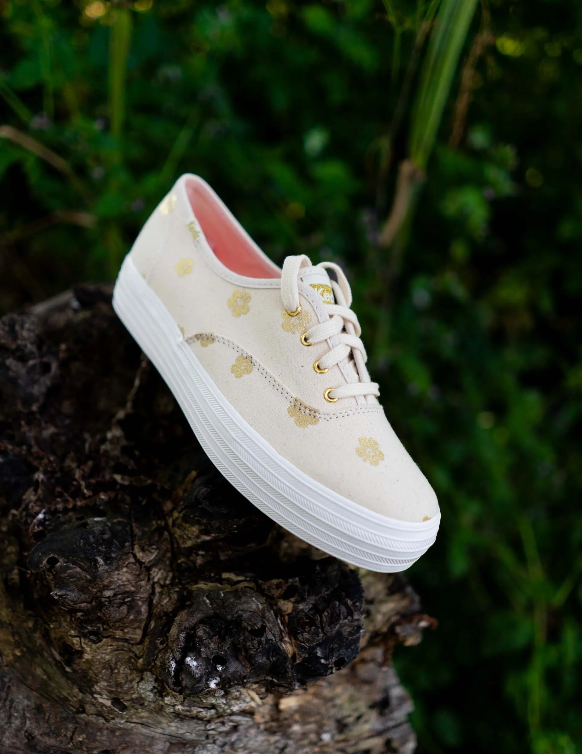 Frauenschuhe Keds Wms Triple Kick Hibiscus natürliches 40