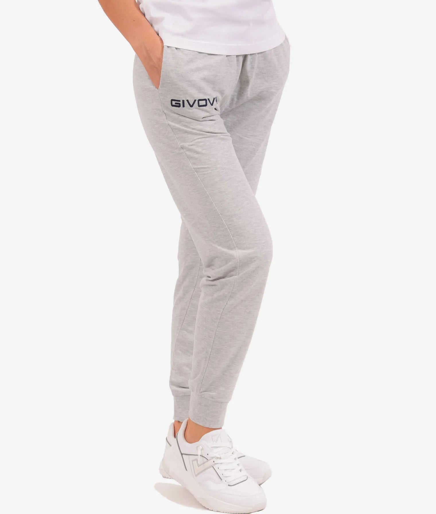 Calça de moletom universal givova rei cinza lin